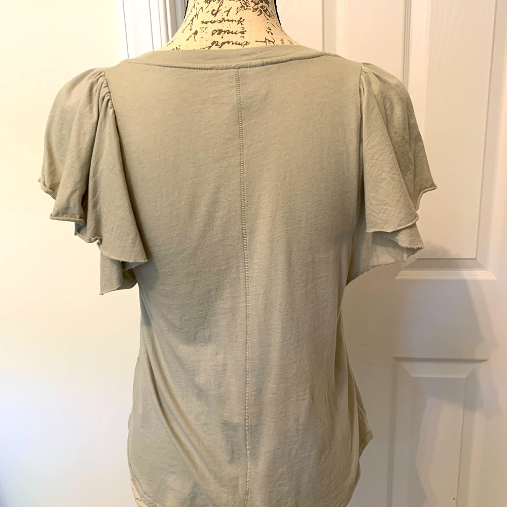 Universal Thread Ruffle Tee - Sz XS - Picture 3 of 3